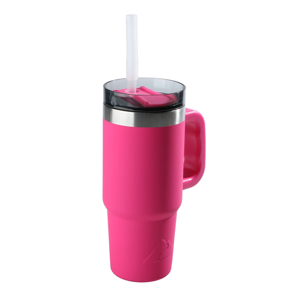 Ozark Trail 18 oz Stainless Steel Insulated Tumbler with Handle, Black