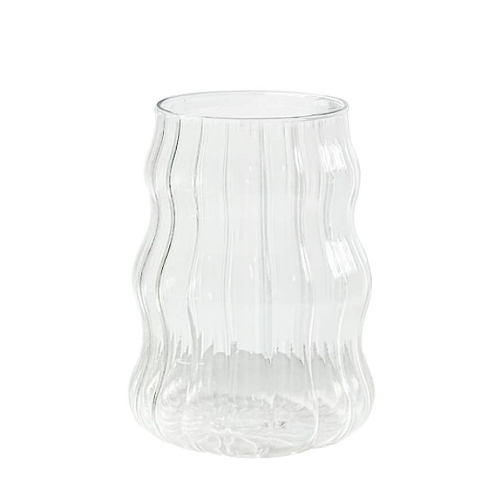 (2 pack) Better Homes &amp; Gardens Fluted Bubble Glass Clear