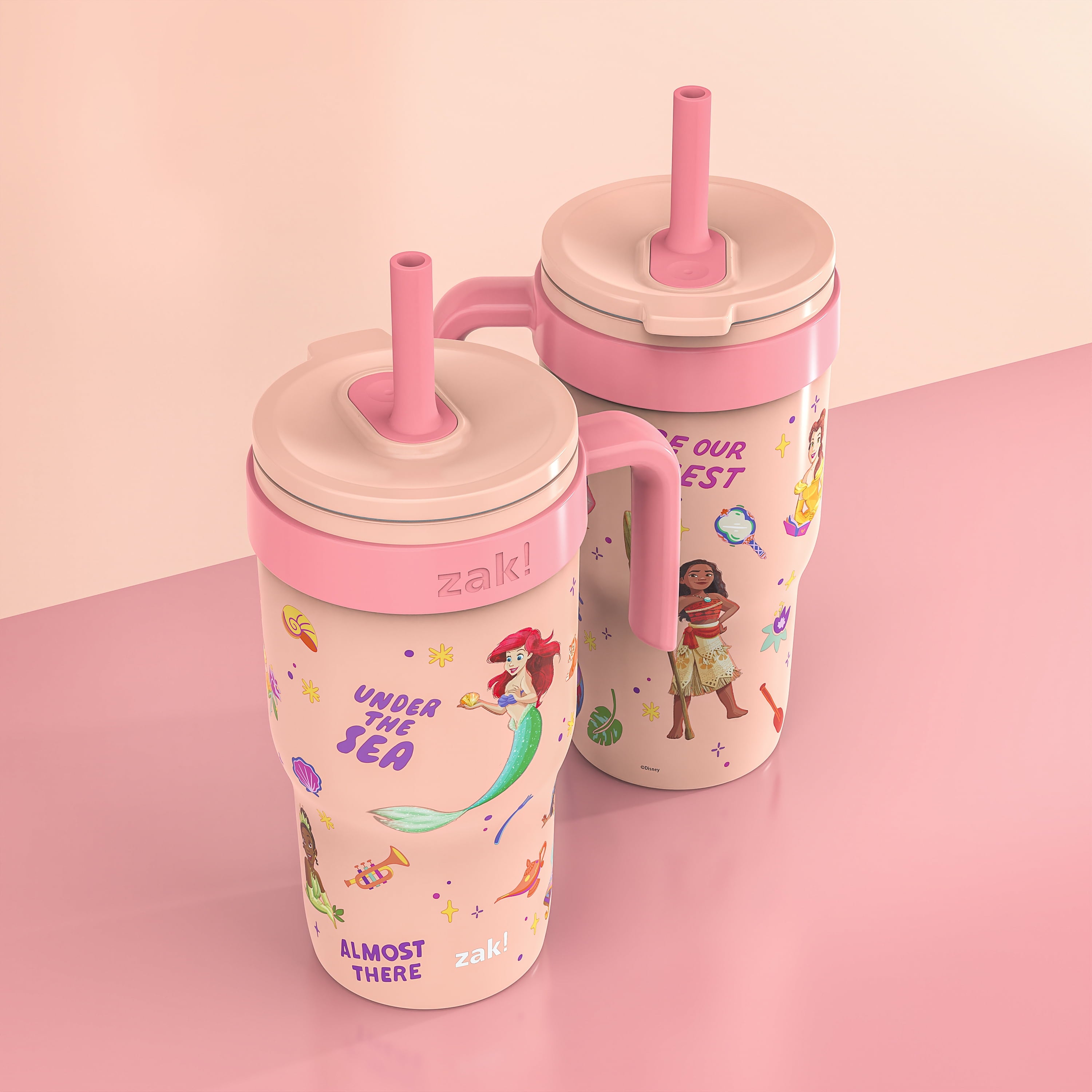 18oz Stitch Kids Straw Handle Tumbler