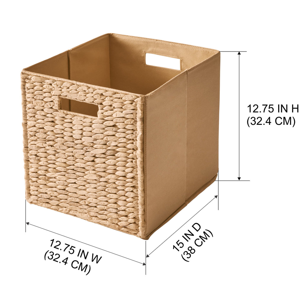 Better Homes &amp; Gardens Collapsible Fabric Cube Storage Bin, Vanilla