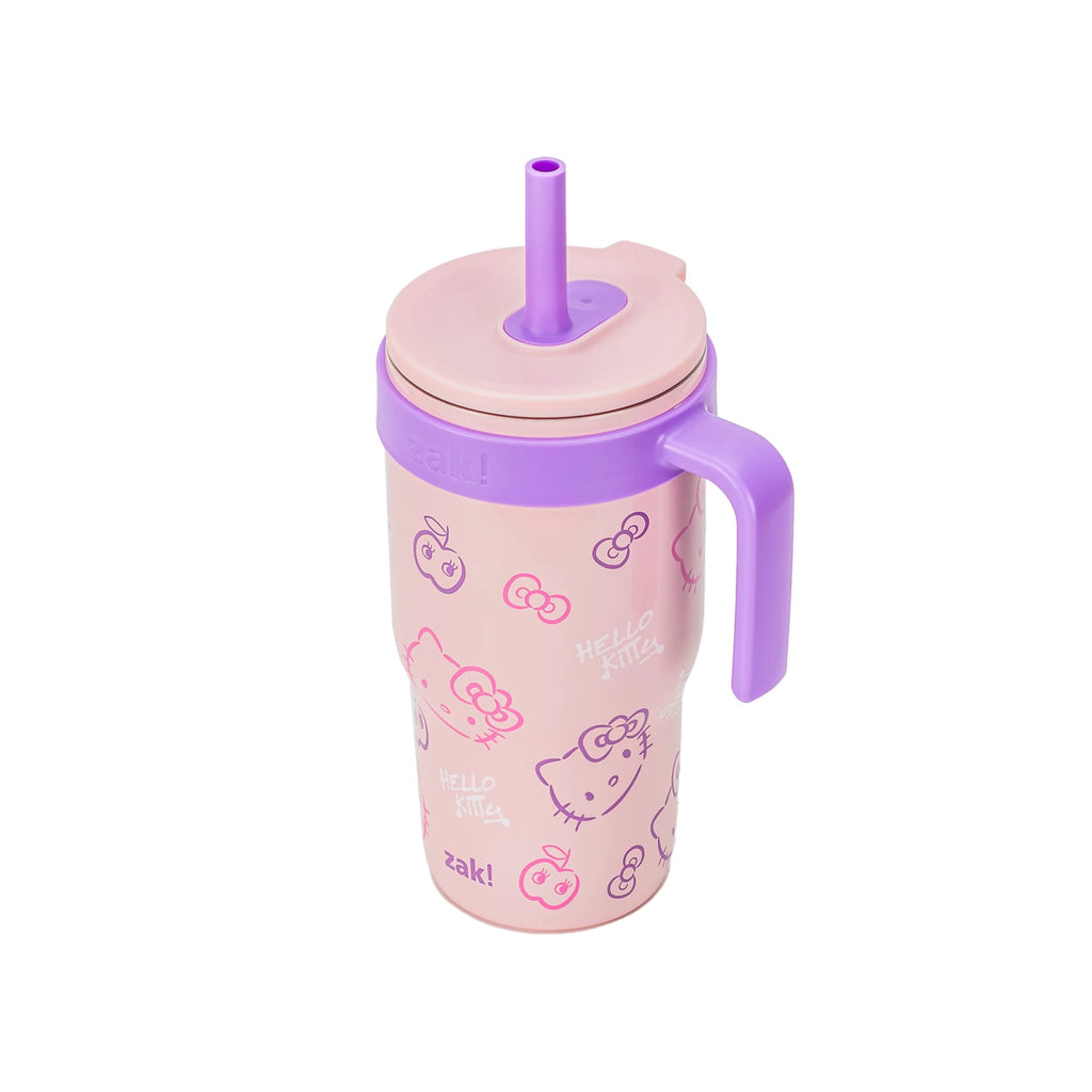 18oz Stitch Kids Straw Handle Tumbler