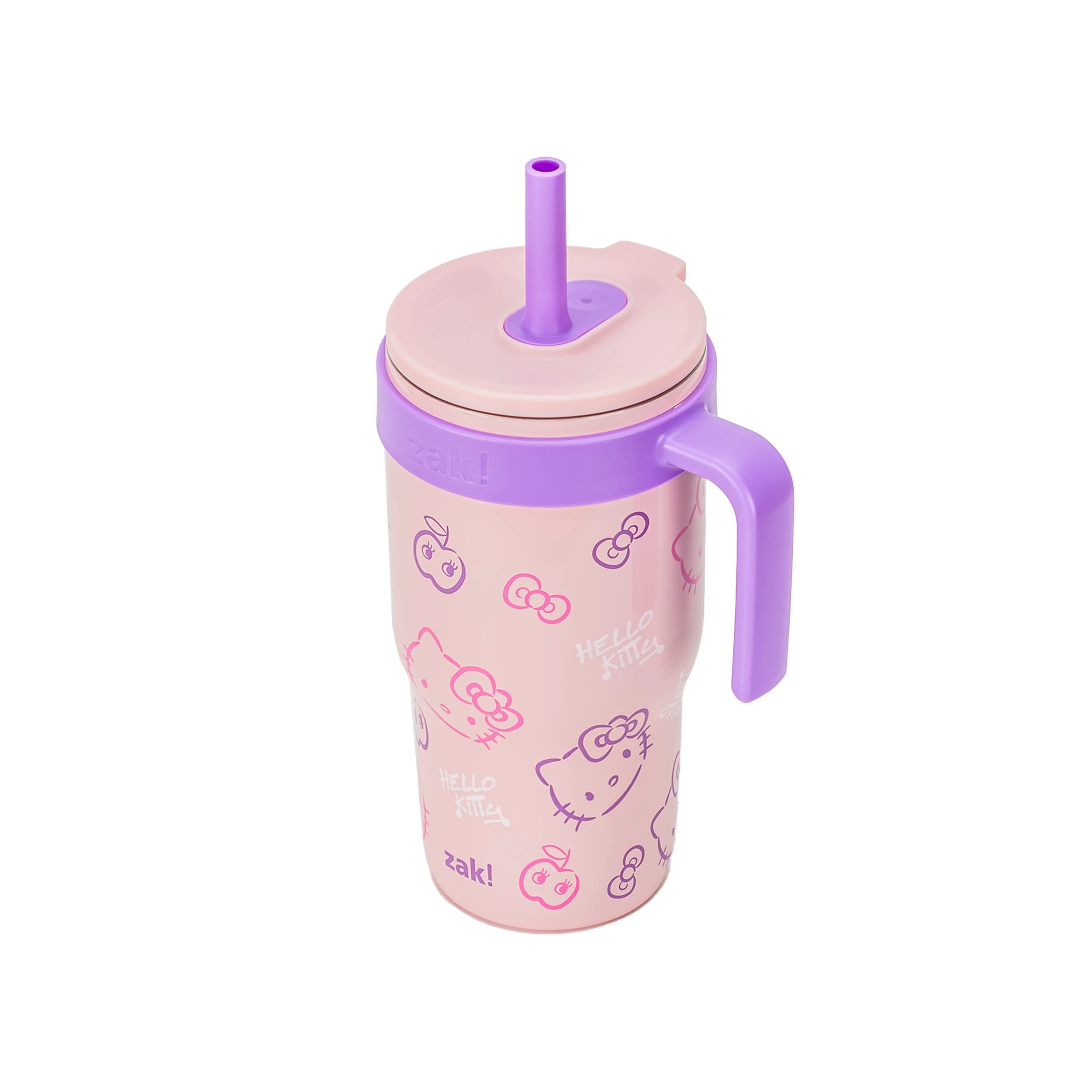 18oz Stitch Kids Straw Handle Tumbler