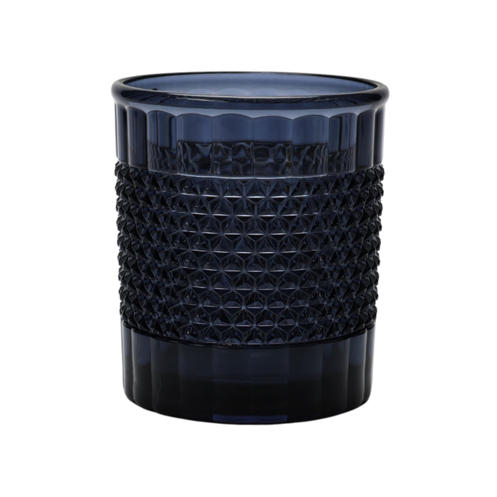 14 oz Short Diamond Textured Blue Acrylic Tumbler