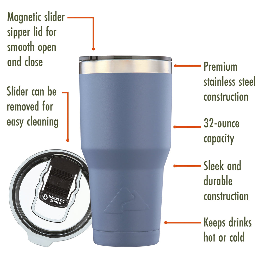 Ozark Trail 32 oz Stainless Steel Insulated Tumbler, Black
