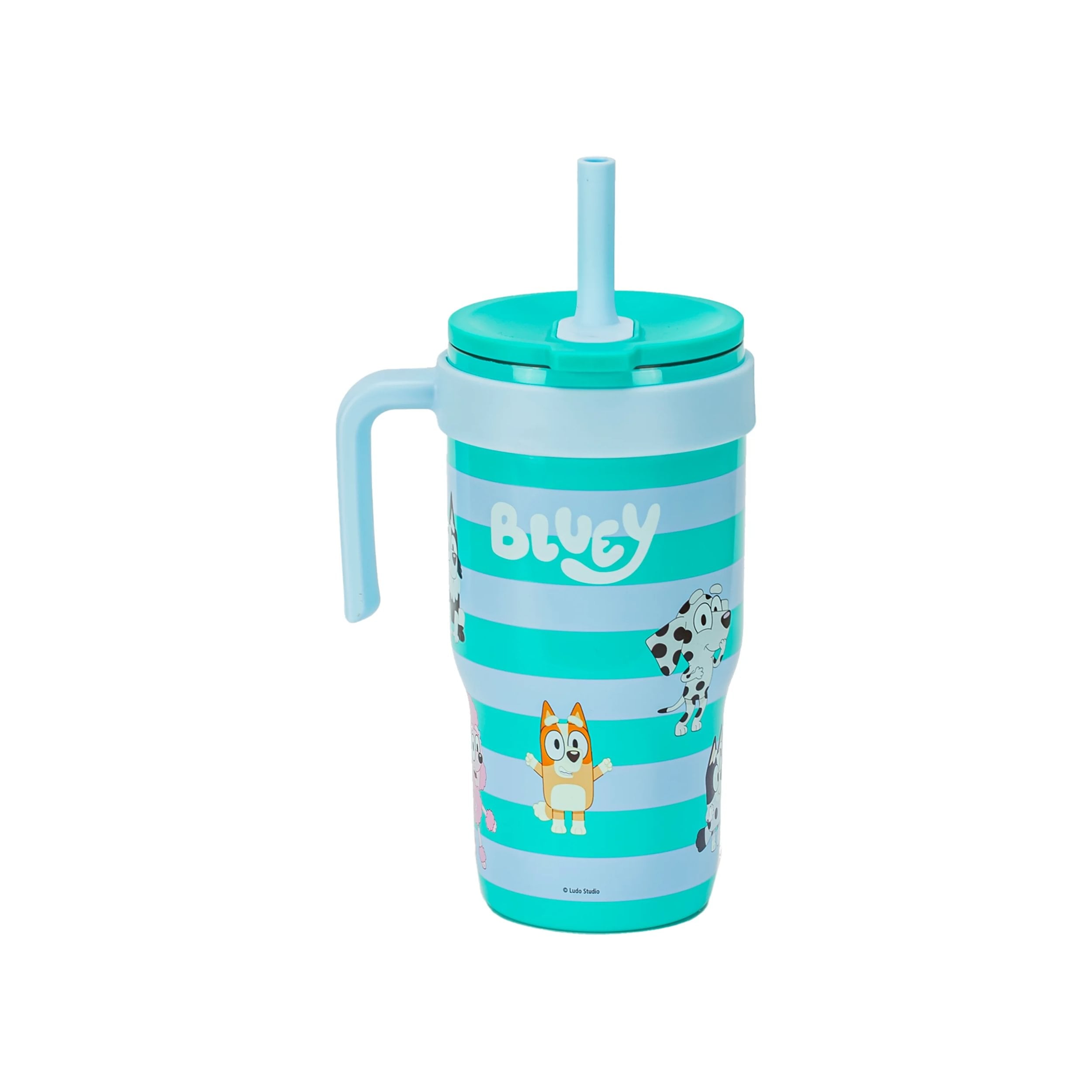 18oz Stitch Kids Straw Handle Tumbler