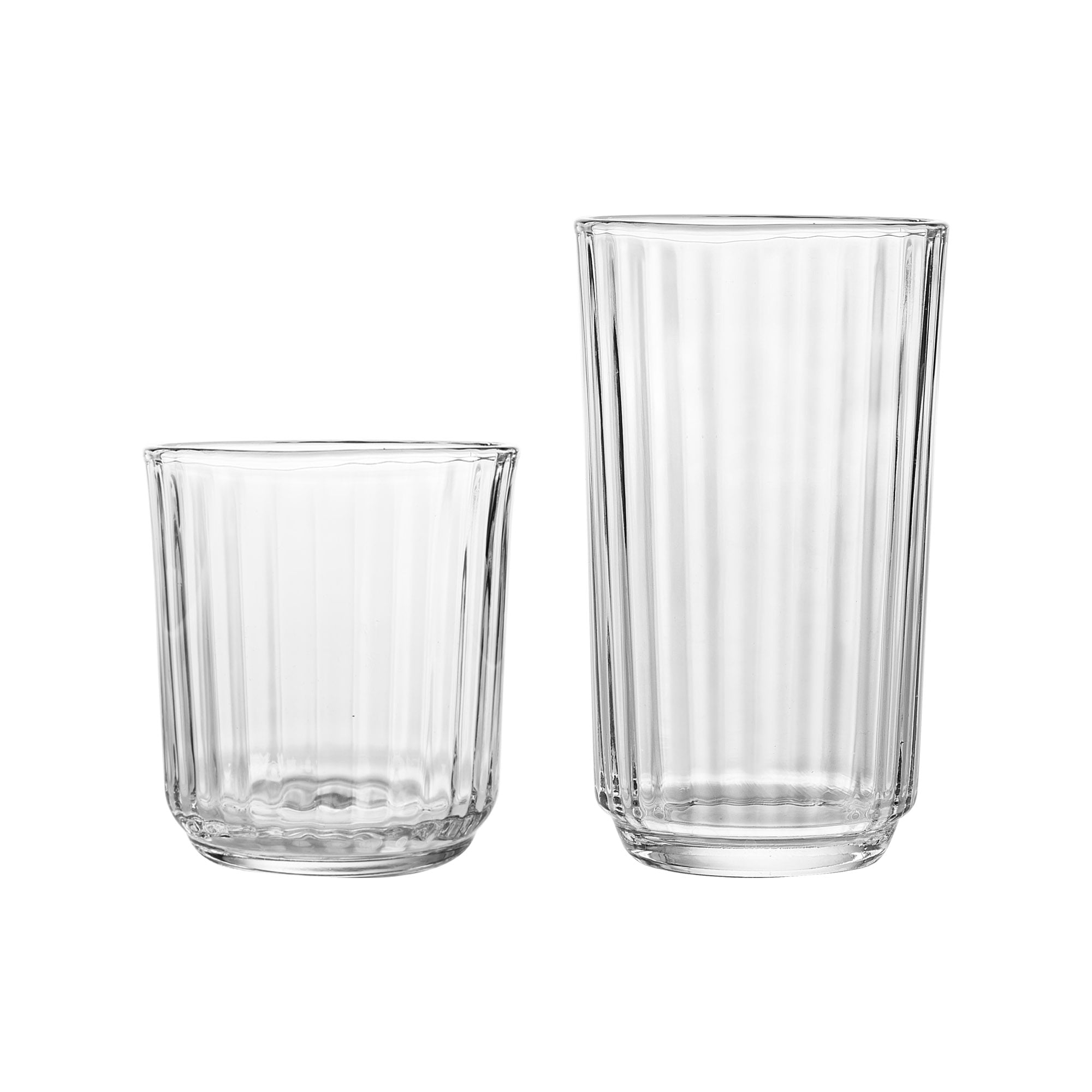 Better Homes &amp; Gardens Panello 12-Piece Clear Drinkware Set