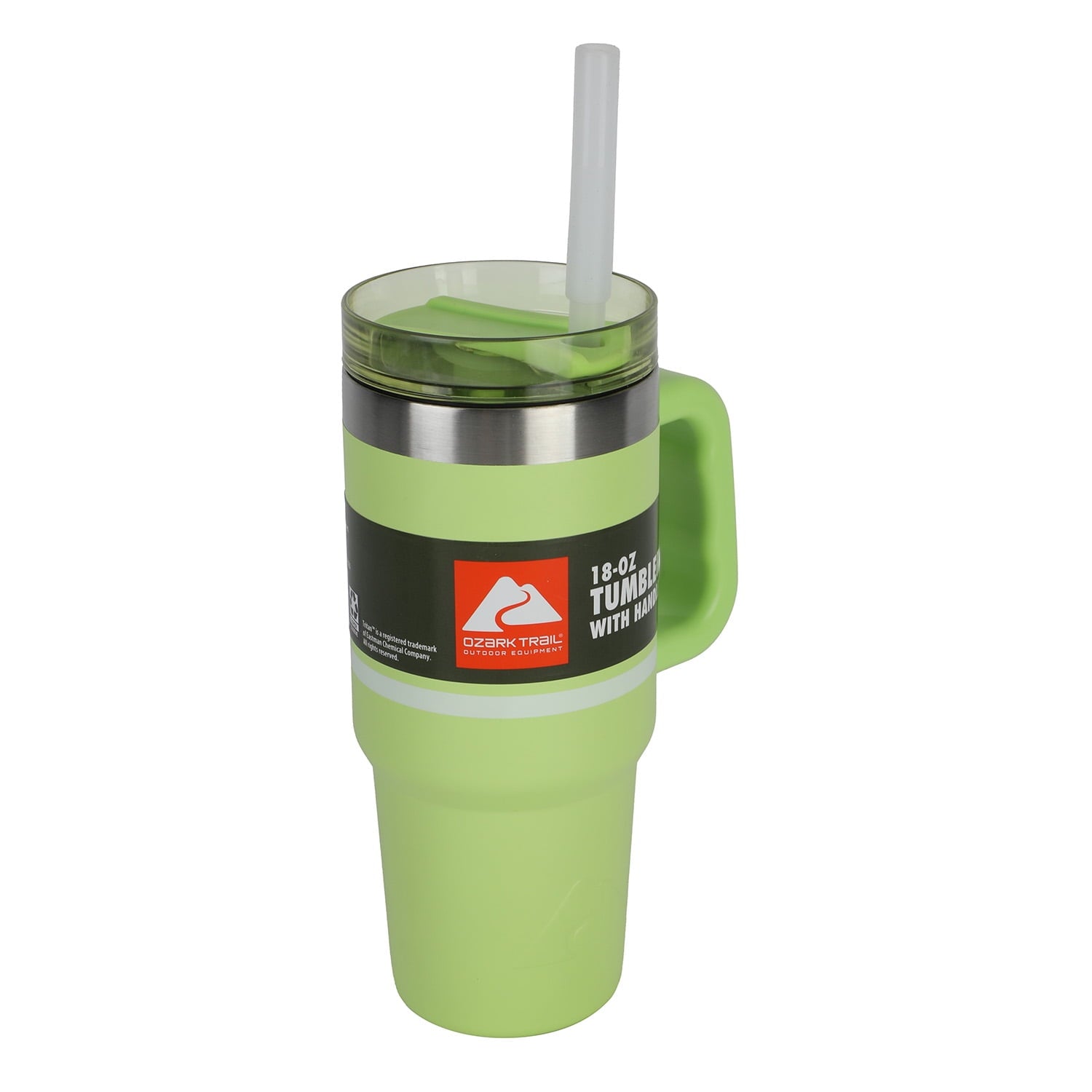 Ozark Trail 18 oz Stainless Steel Insulated Tumbler with Handle, Black