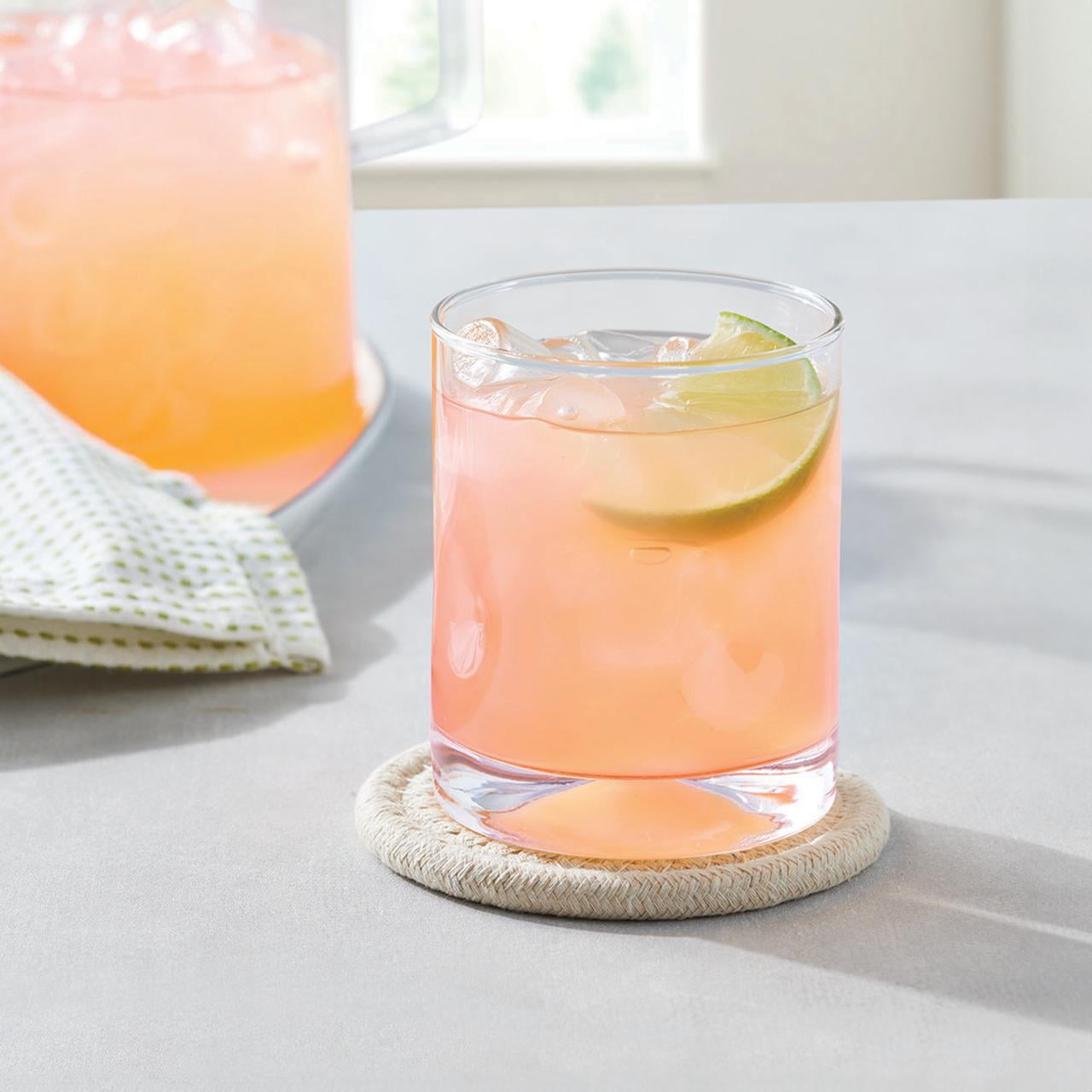 Better Homes &amp; Gardens Lyra Glass Drinkware Set, 12.5 oz, 4-Piece
