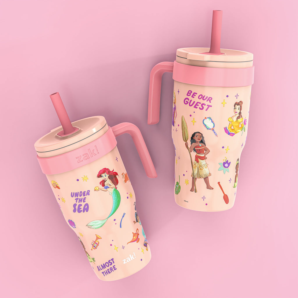 18oz Stitch Kids Straw Handle Tumbler