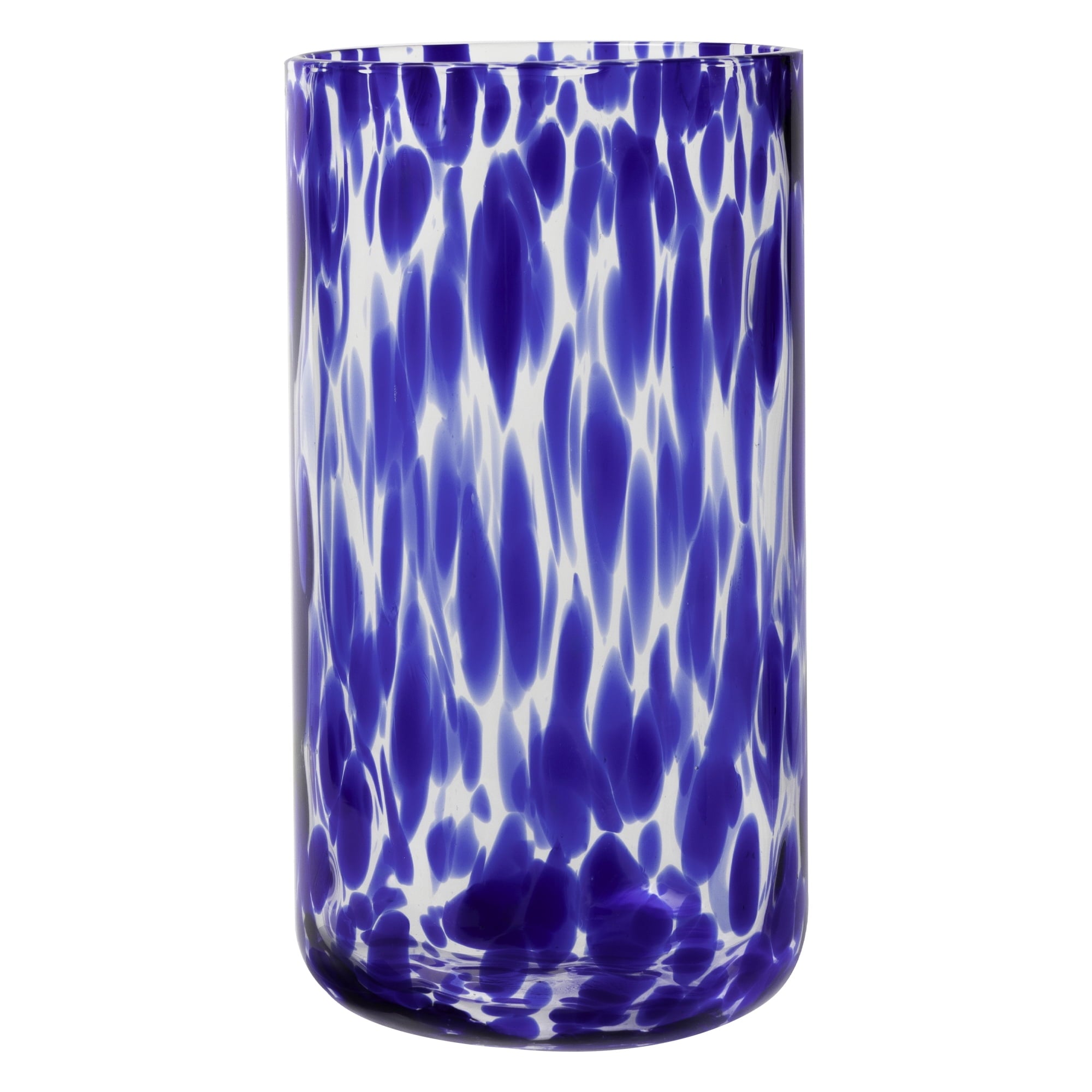 Thyme &amp; Table 20 fl oz Blue Tortoise Drinking Glasses, Set of 6