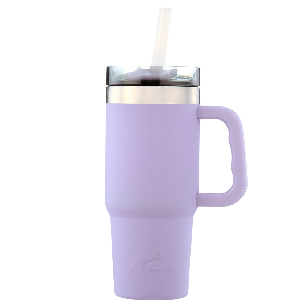 Ozark Trail 18 oz Stainless Steel Insulated Tumbler with Handle, Black