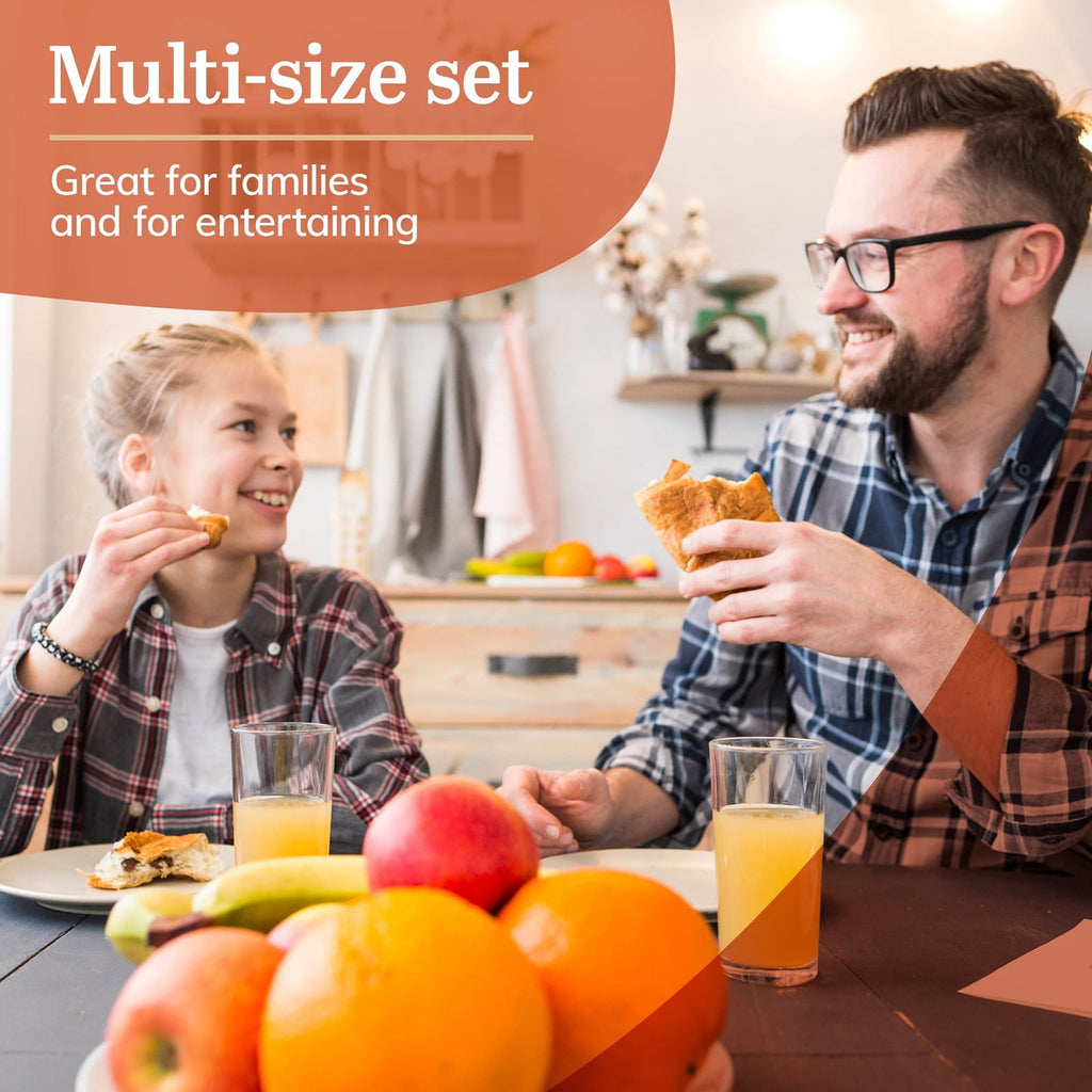 Clearance Glass&amp;Bottle under $10,Elegant Drinkware Glasses Set Tall Drinking Glasses With Modern Lines Dishwasher Drinking