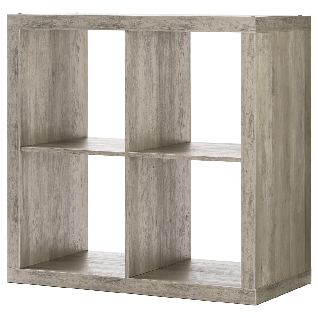 Better Homes &amp; Gardens 4 Cube Storage Organizer, White Texture