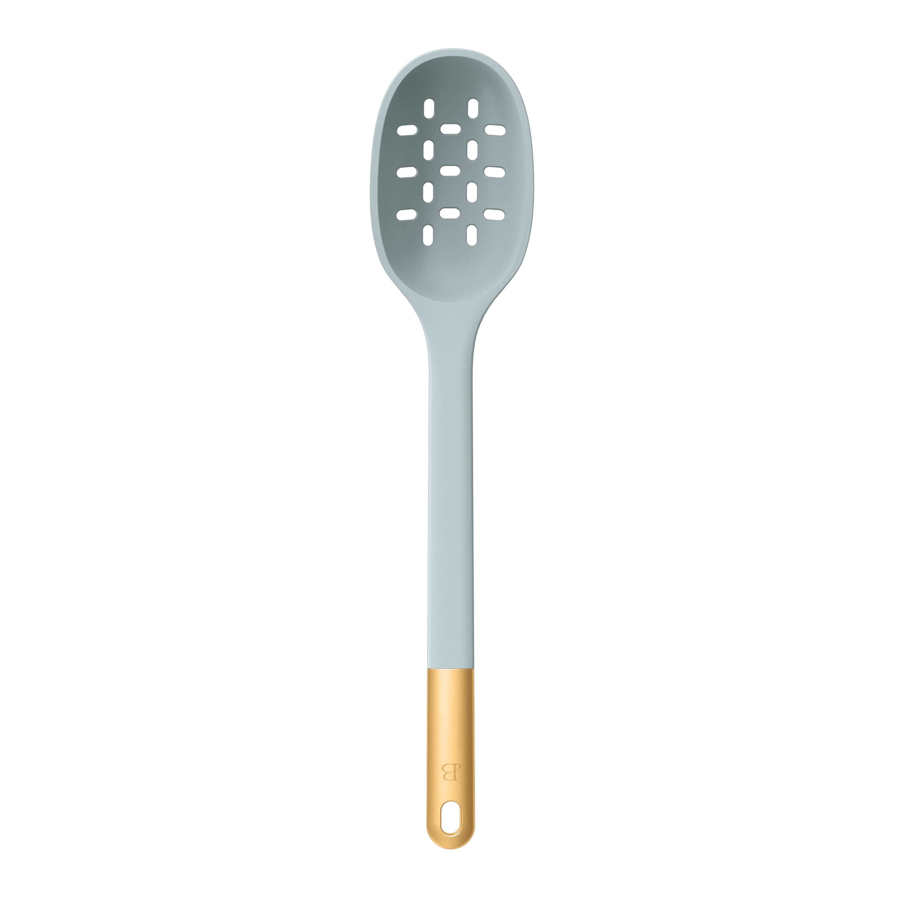 6-Piece Silicone Tool Set with Ceramic Crock, Porcini Taupe by Drew Barrymore