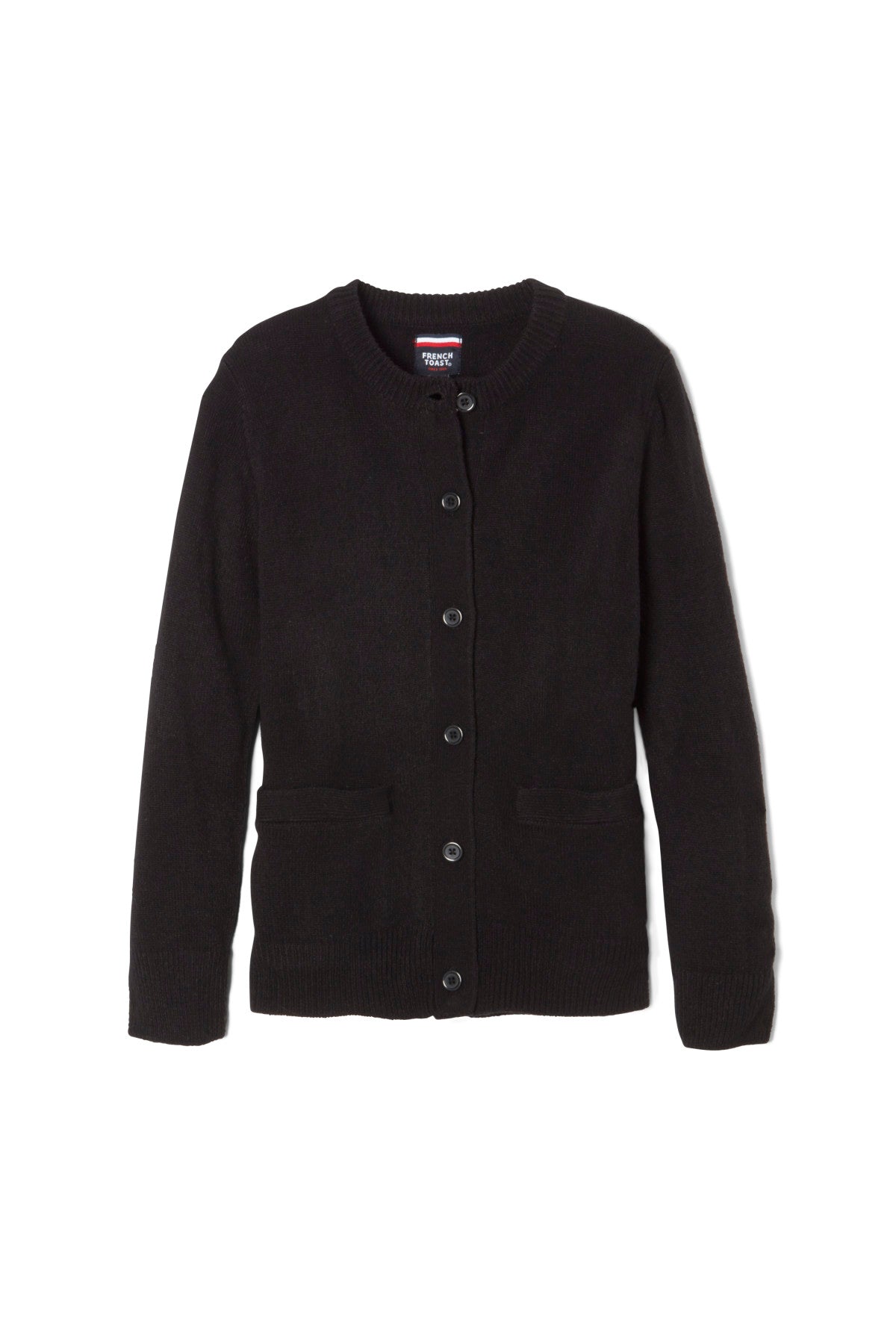 Girls Anti-Pill Crew Neck Cardigan Sweater – FINAL SALE