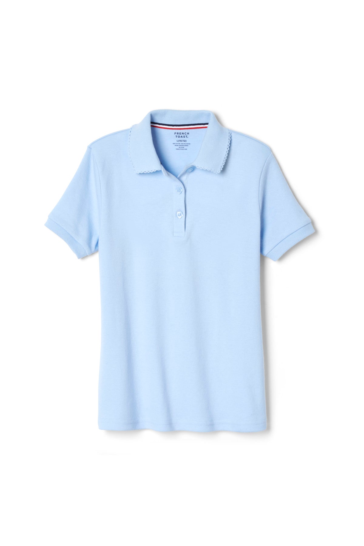 Girls Short Sleeve Interlock Polo – FINAL SALE
