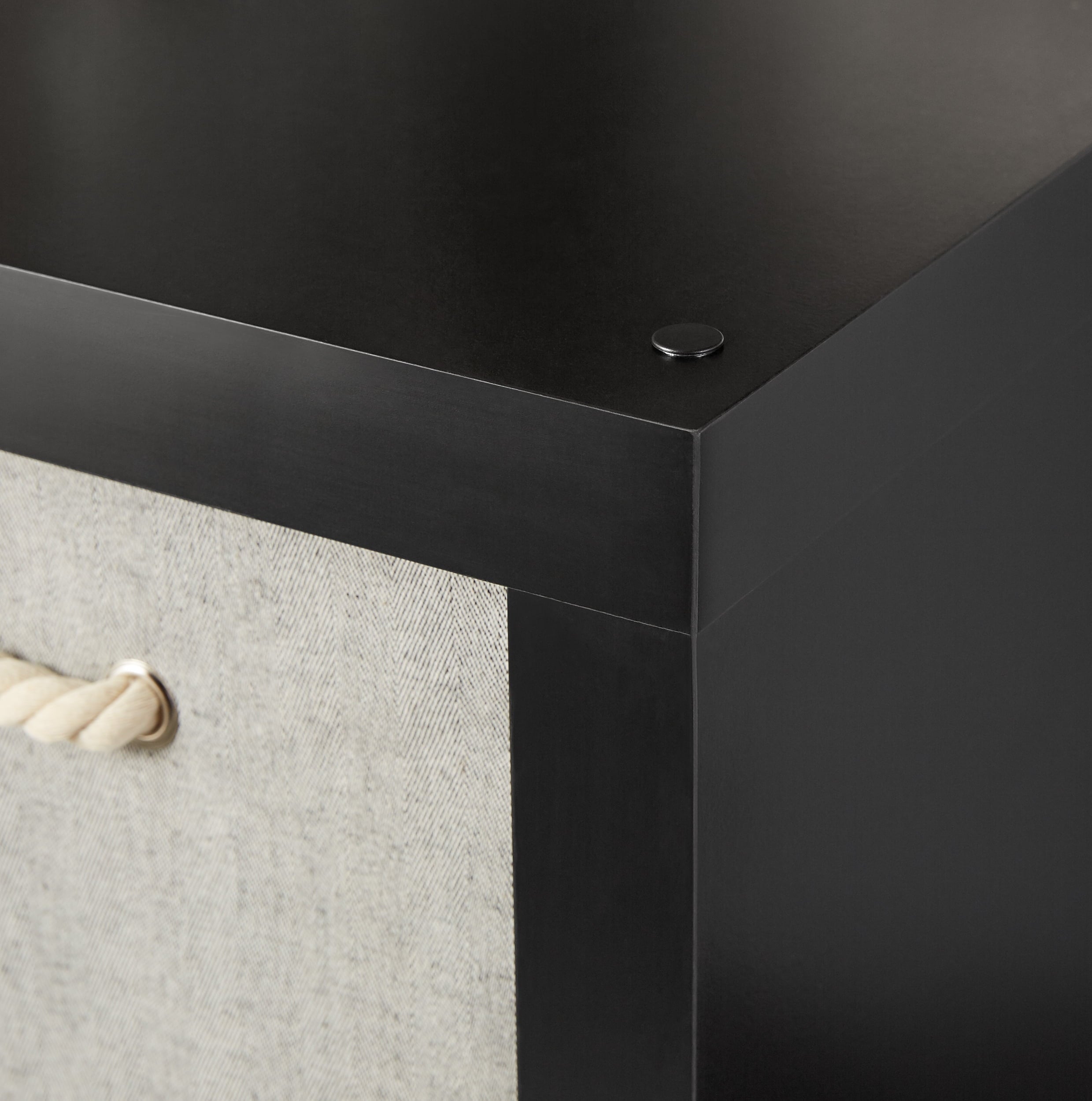 Better Homes &amp; Gardens 4 Cube Storage Organizer, White Texture