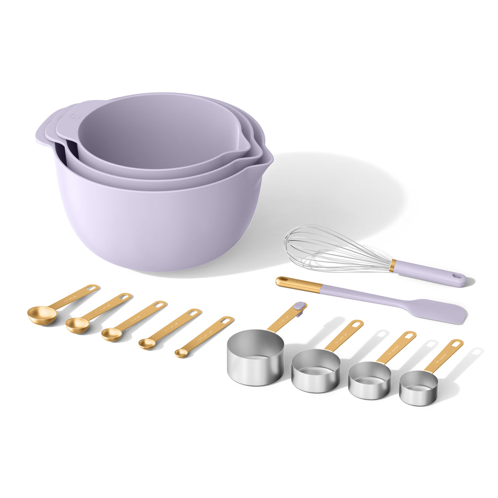 14-Piece Mix &amp; Measure Set, Porcini Taupe by Drew Barrymore