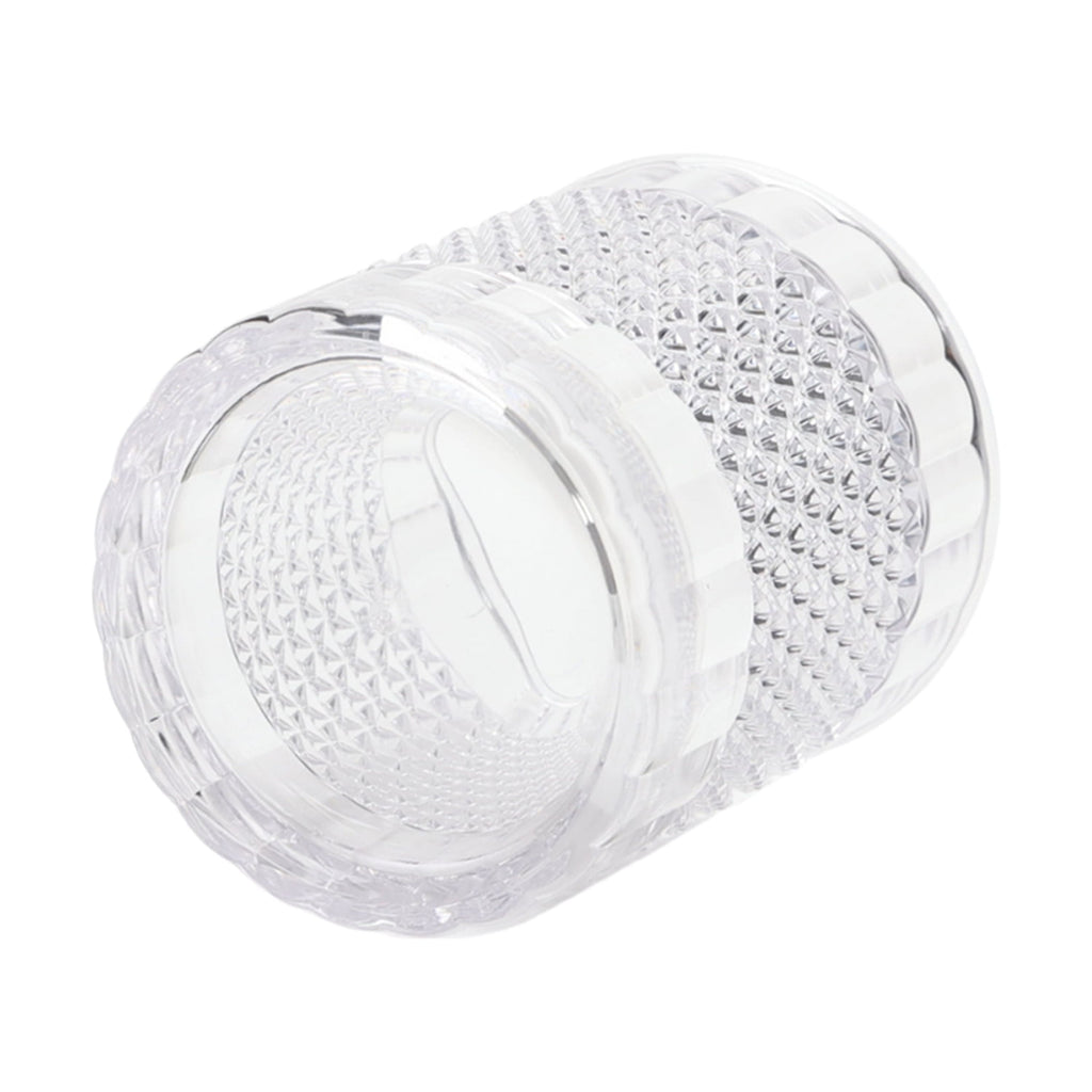 14-Ounce Short Acrylic Diamond Texture Tumbler, Clear