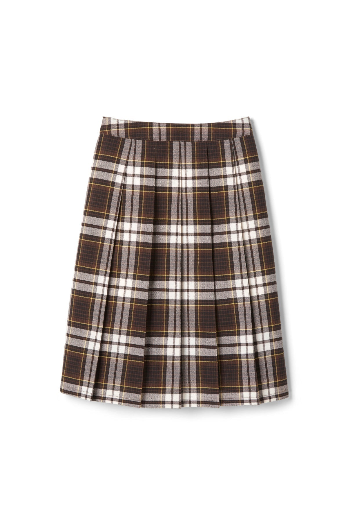 Below The Knee Plaid Pleated Skirt – FINAL SALE