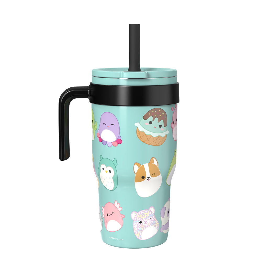 18oz Stitch Kids Straw Handle Tumbler