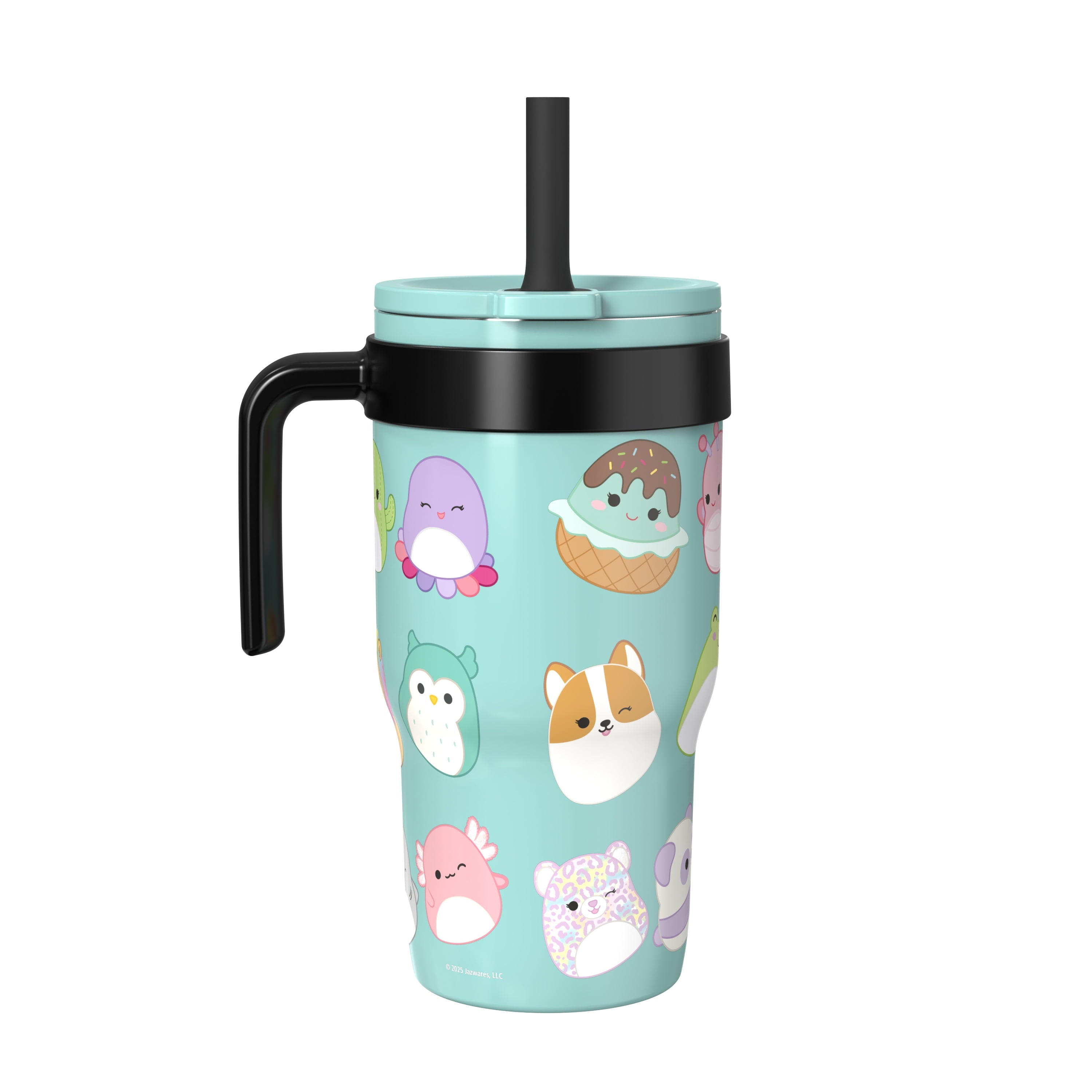 18oz Stitch Kids Straw Handle Tumbler