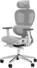Ergonomic Office Chair – High Back Mesh Desk Chair with 3D Adjustable Armrests, Wheels, for Home and Office (Black)