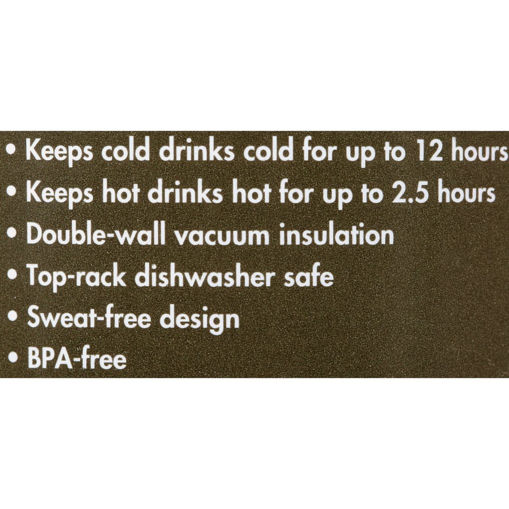 Ozark Trail 22 oz Stainless Steel Insulated Tumbler, Black