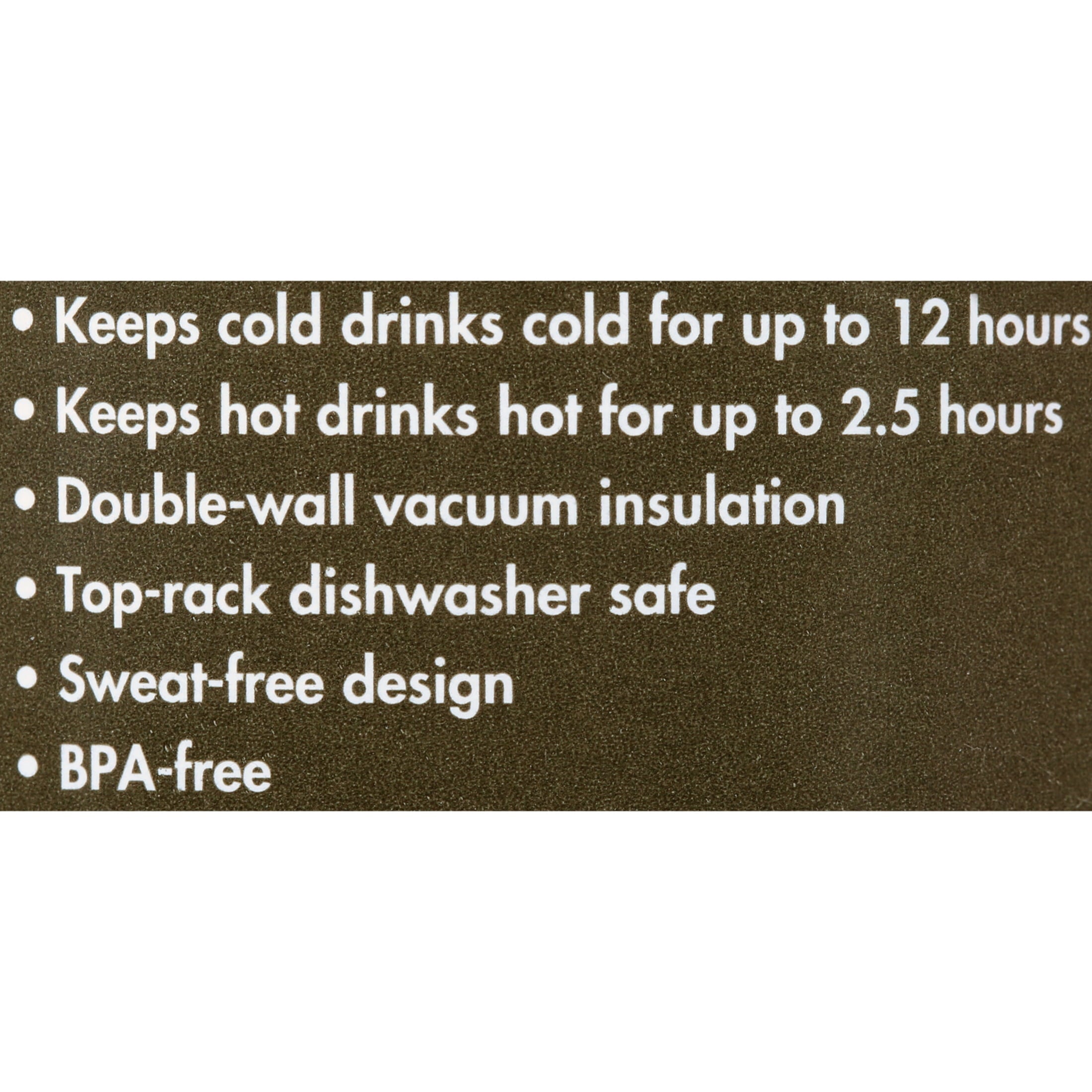Ozark Trail 22 oz Stainless Steel Insulated Tumbler, Black