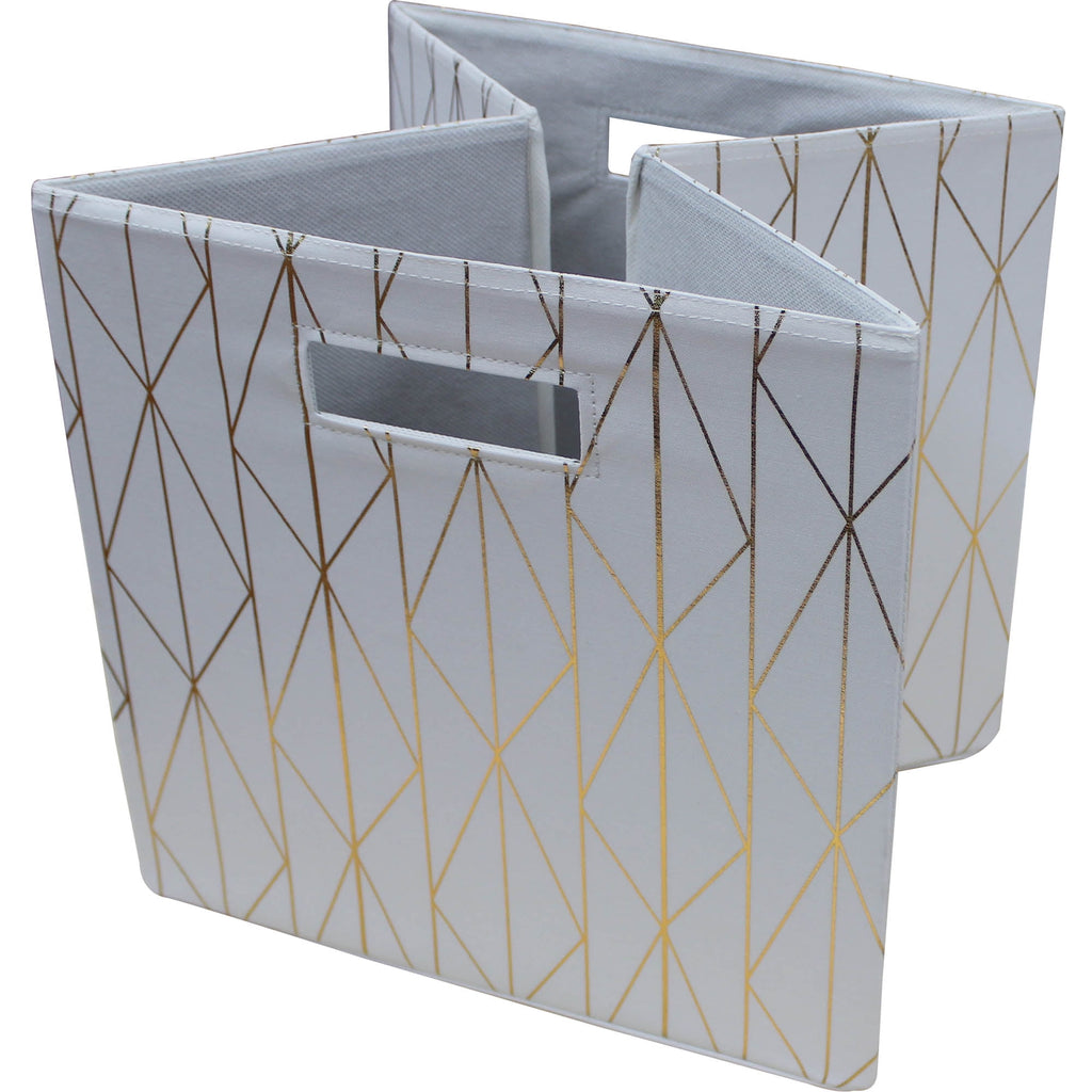 Better Homes &amp; Gardens Collapsible Fabric Cube Storage Bin, Vanilla