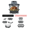 Ninja Crispi Pro Glass Air Fryer Bundle in Cyberspace