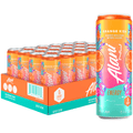 Sugar Free Energy Drink, Orange Kiss, 12 fl oz, 24 Pack, Cans, 200mg Caffeine