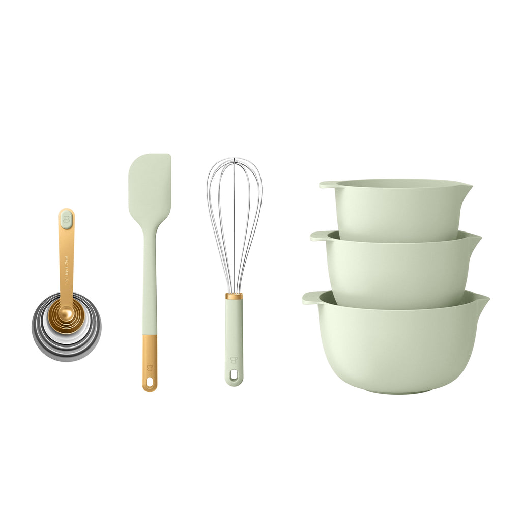 14-Piece Mix &amp; Measure Set, Porcini Taupe by Drew Barrymore