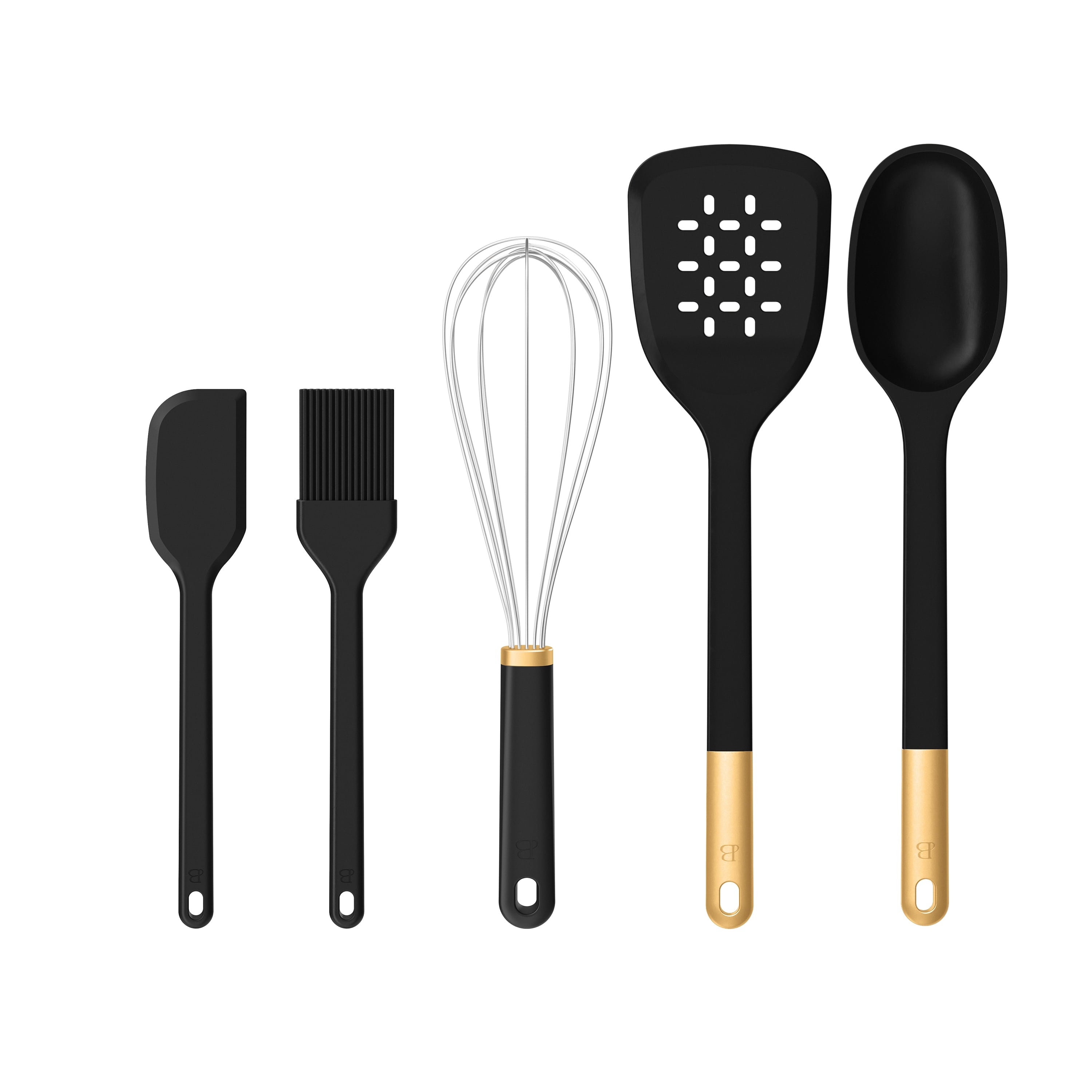 5-Piece Kitchen Tool Set, Porcini Taupe by Drew Barrymore