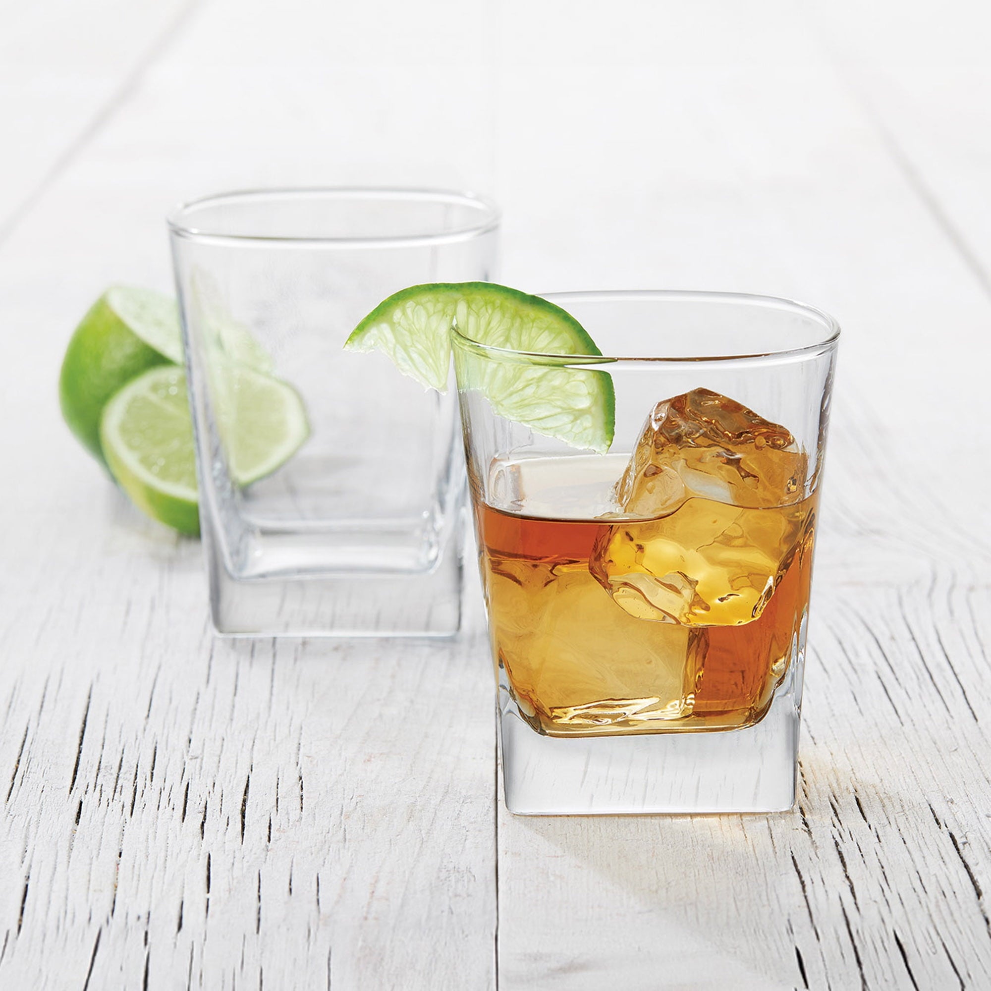 Better Homes &amp; Gardens Clear Glass Drinkware Set, 12.17 oz, 4-Piece
