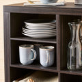 Better Homes &amp; Gardens H Shelf Insert for Cube Organizers, Tobacco Oak