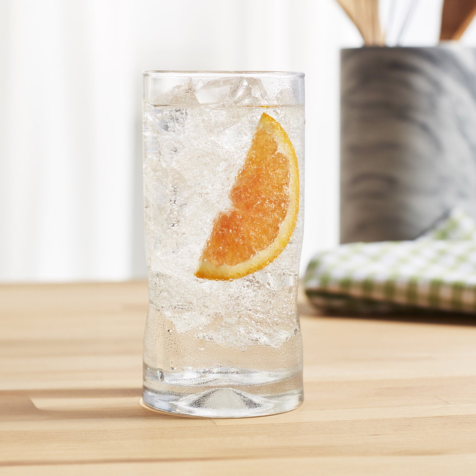 Better Homes &amp; Gardens Lyra Glass Drinkware Set, 16.7 oz, 8-Piece