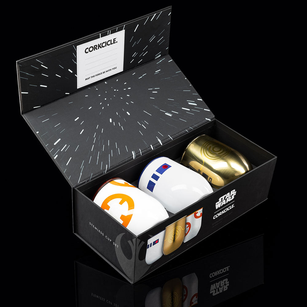 Corkcicle Star Wars™ Droids Stemless Set (3)