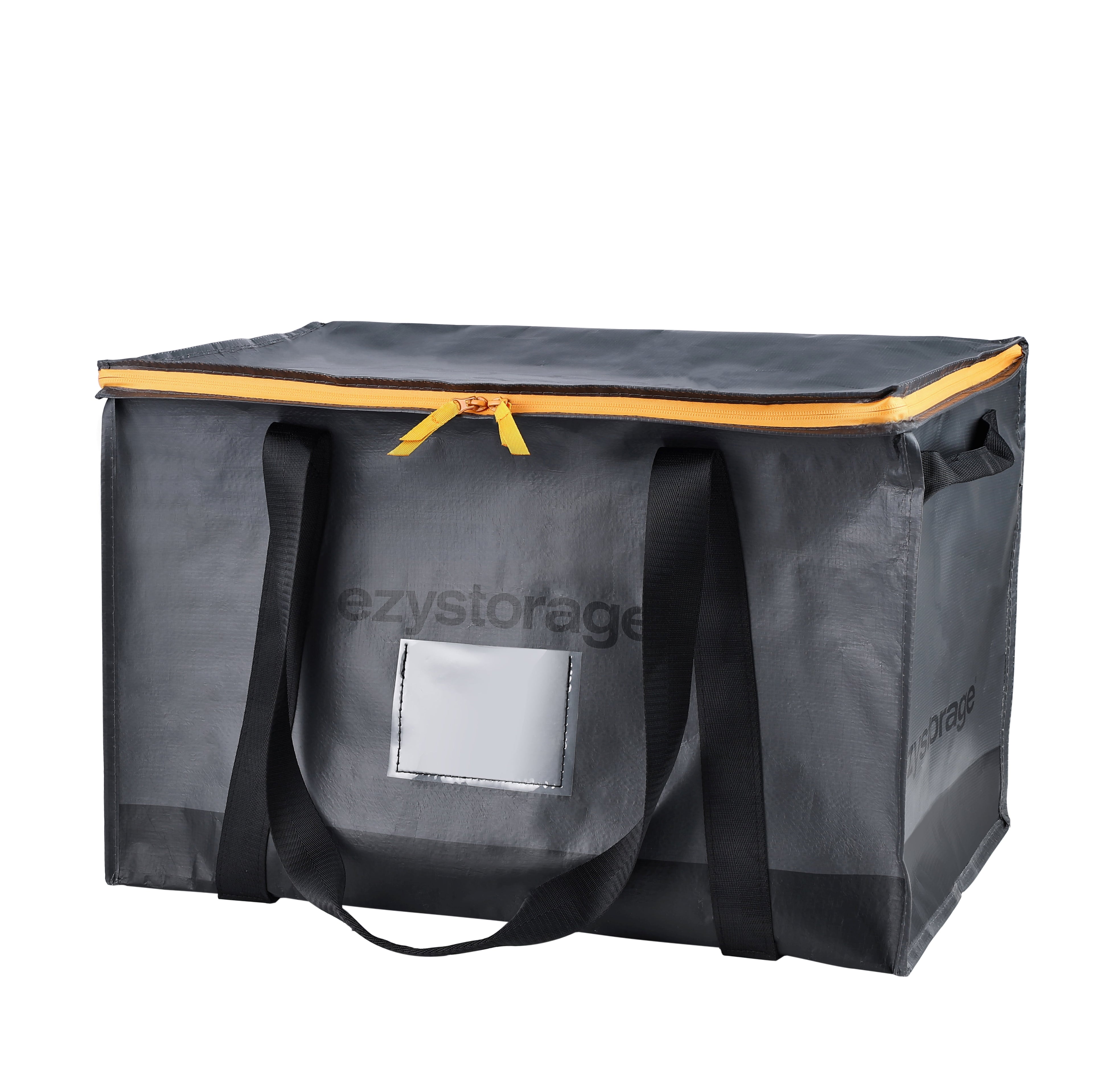 22.1 Gallon, Large, Heavy-Duty Collapsible Utility Storage Bag with Zipper and Reinforced Handles