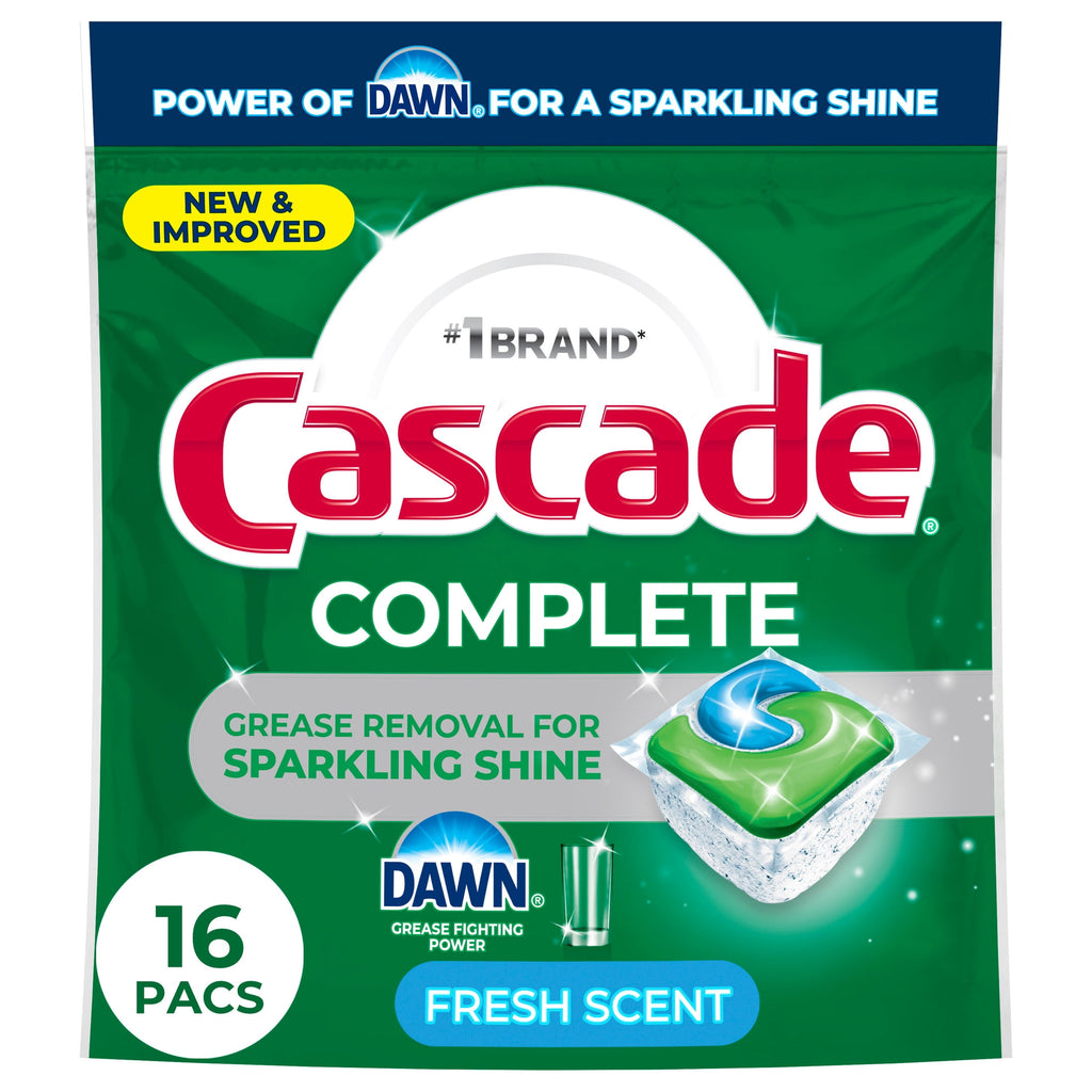Complete Action Pacs, Dishwasher Detergent, Fresh, 16 Count