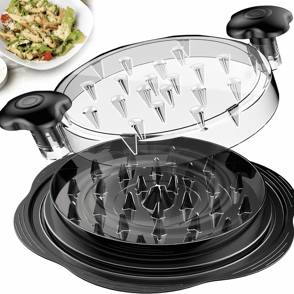Chicken Shredder Tool Twist (Large 10 Inch), Meat Shredder for Pulled Pork Beef &amp; Chicken, BPA Free with Anti-Slip Base &amp; Handle, Kitchen Gadget, 1 Count