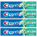 Crest Complete + Scope Whitening Toothpaste Minty Fresh Flavor 5.4oz ( 4 PACK )