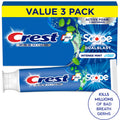Crest Toothpaste, Premium Plus Scope Dual Blast Toothpaste, Mint, 5.2 oz, 3 Pack