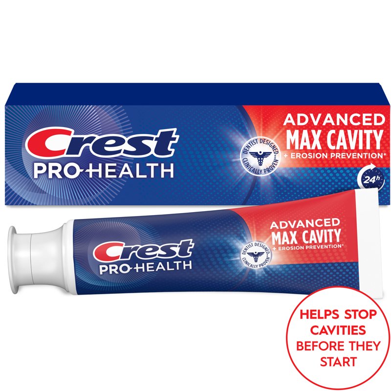 Crest Toothpaste, Pro-Health Advanced Max Cavity + Erosion Prevention Toothpaste, 5.1oz