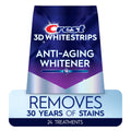 Crest 3DWhitestrips Anti-Aging Whitener At-Home Teeth Whitening Kit, 24 Treatments