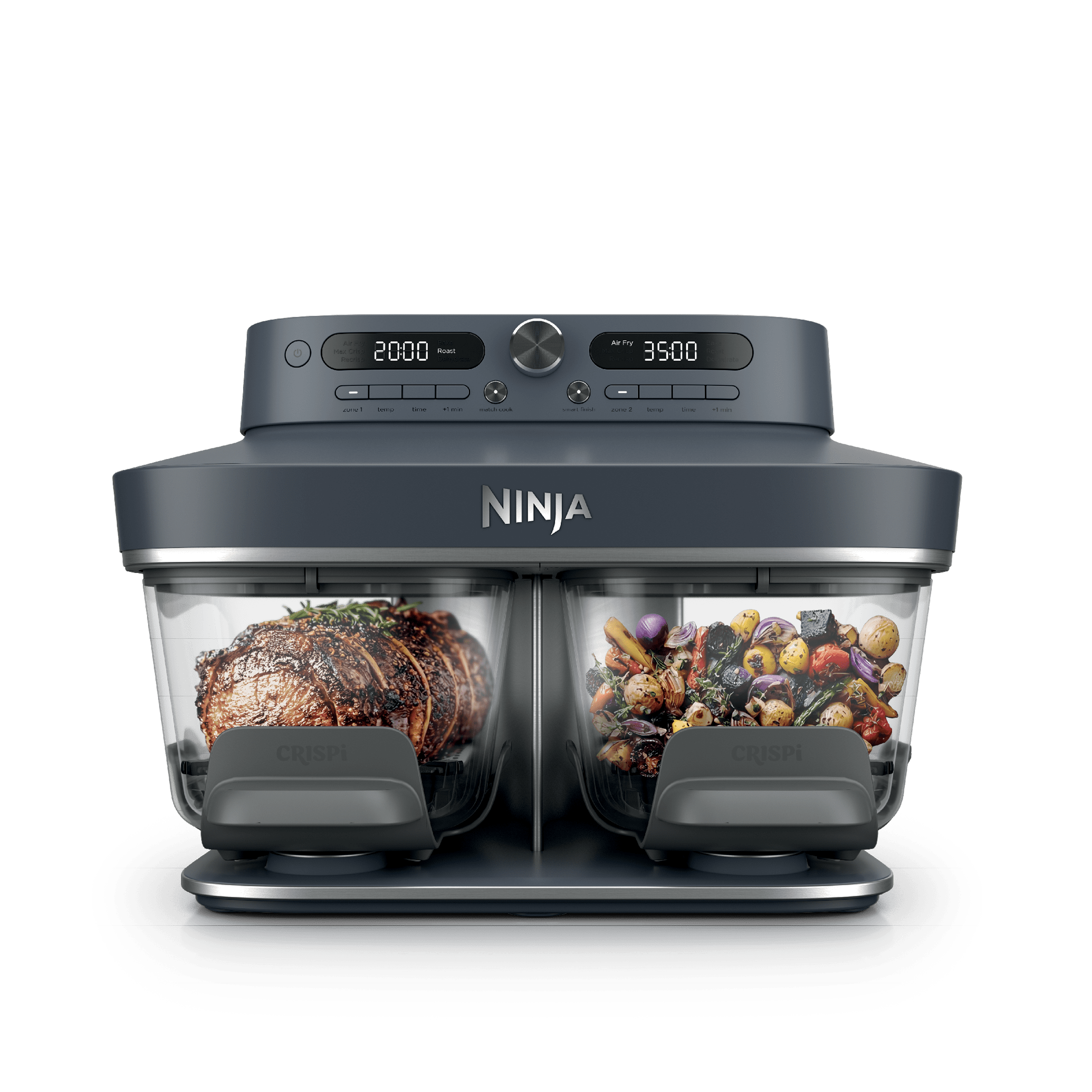 Ninja Crispi® DualZone™ Glass Countertop Air Fryer
