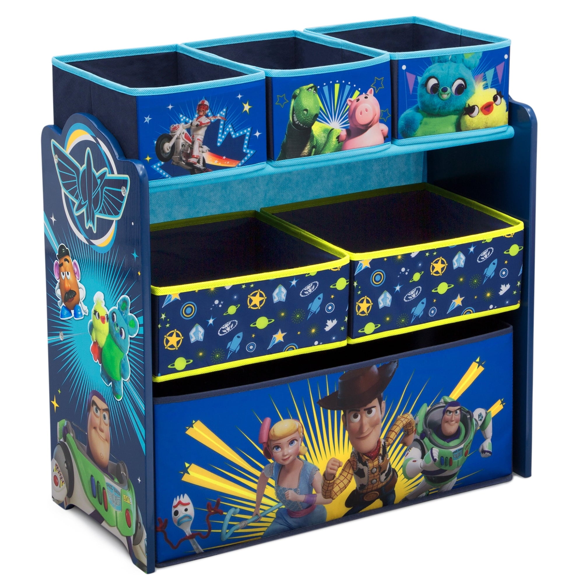 Design and Store 6 Bin Toy Storage Organizer by