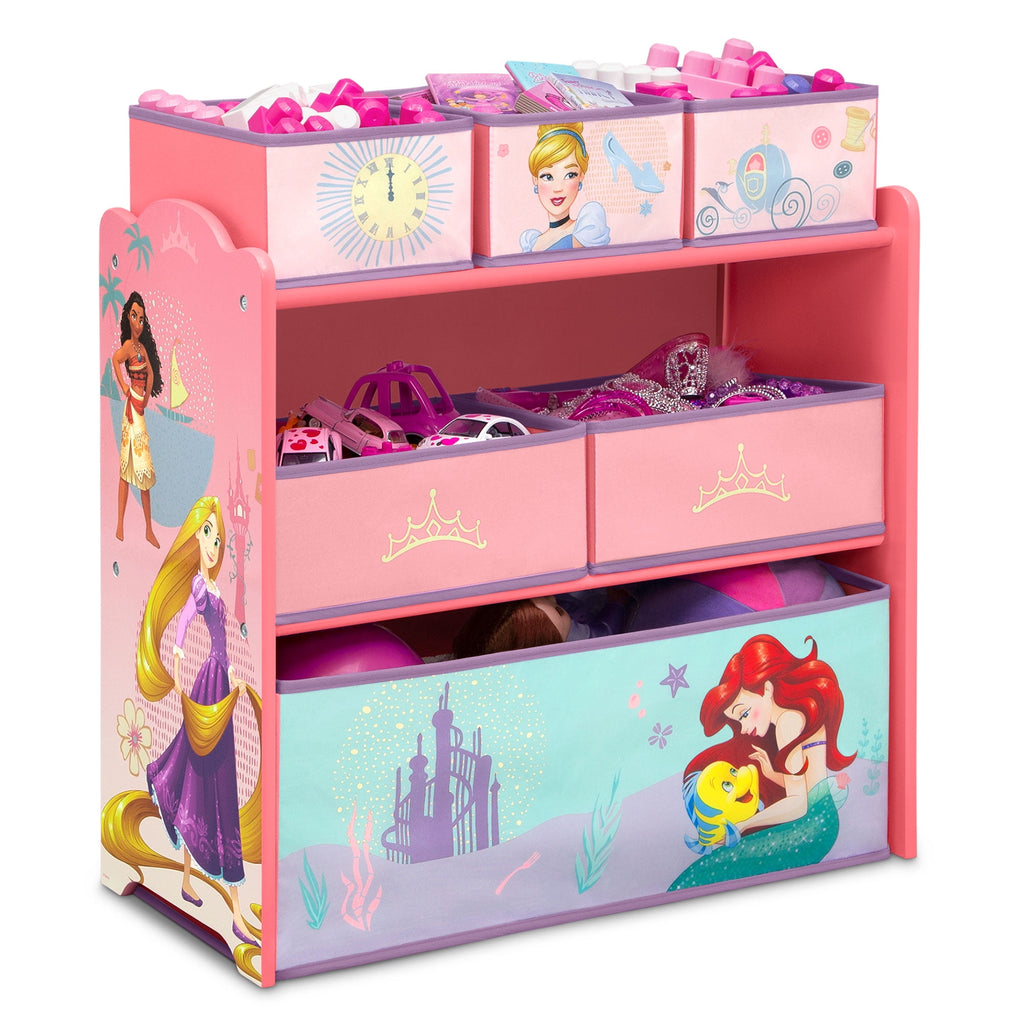 Design and Store 6 Bin Toy Storage Organizer by