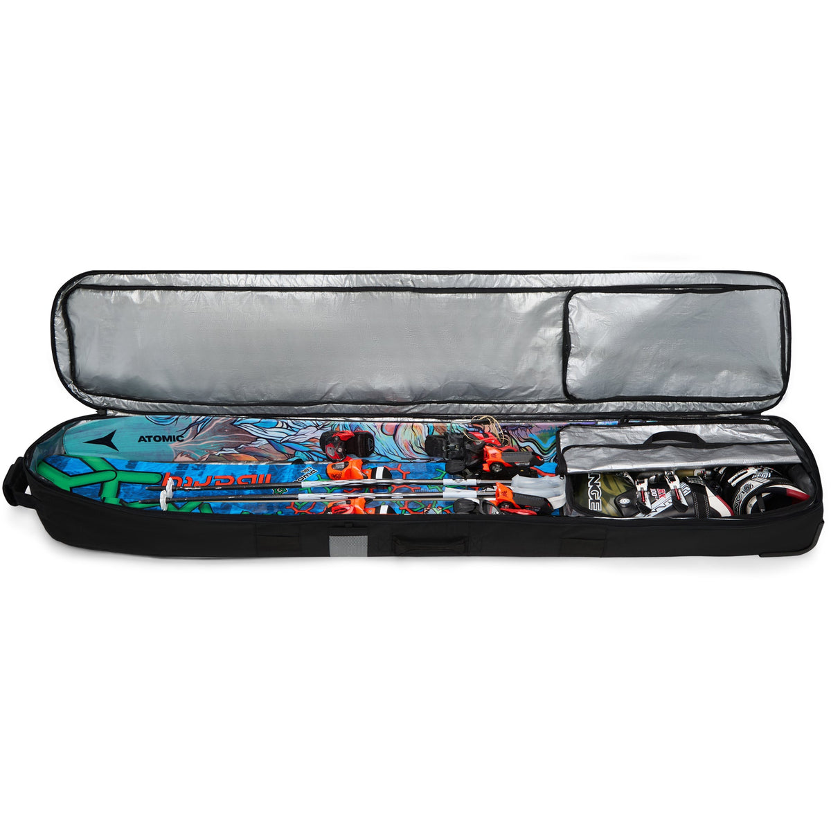 Dakine Fall Line Ski Roller Bag - Black