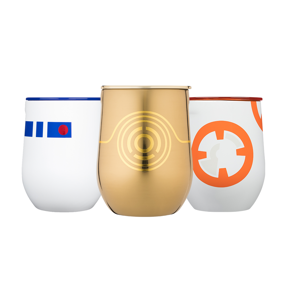 Corkcicle Star Wars™ Droids Stemless Set (3)
